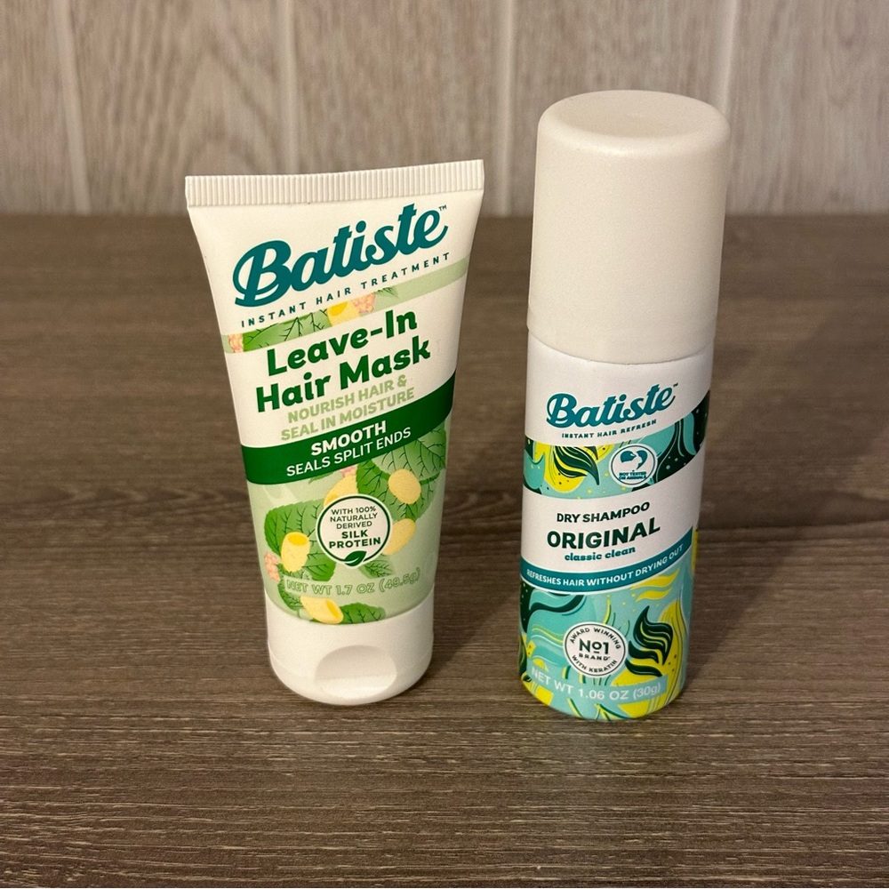 Batiste Leave in Hair Mask Shampoo Travel Set